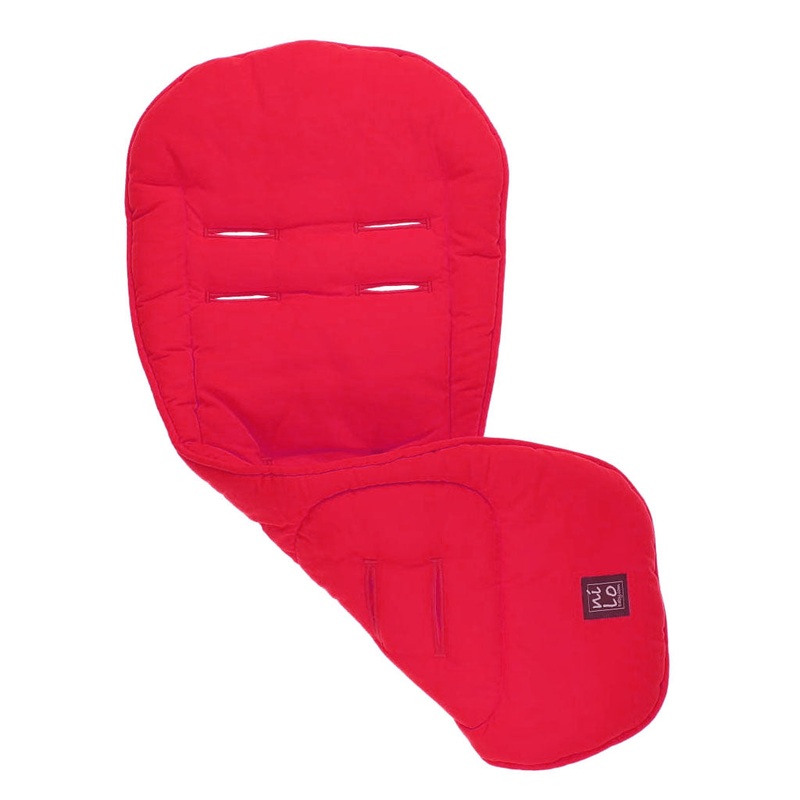 Long Stroller Mat Solid Hot Pink