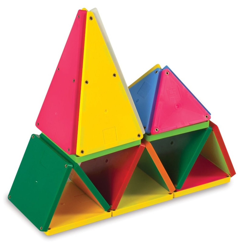 Magna-Tiles Solid Colors, 100 Piece Set