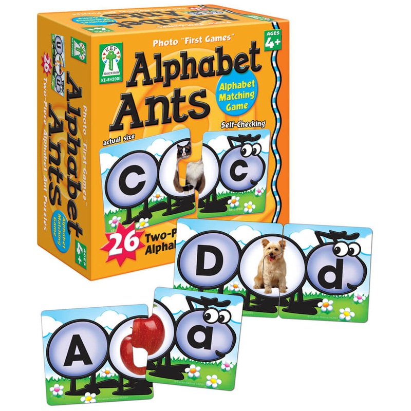 Photo First Games: Alphabet Ants Board Game Grade Toddler-1