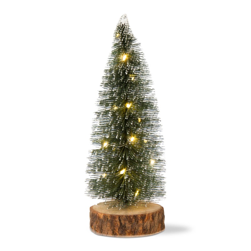 Tag Vintage Light Up Bottle Brush Tree – Dark Green