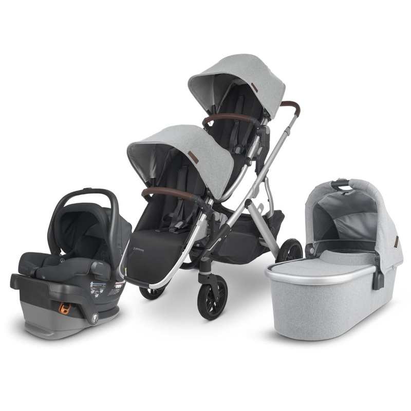 UPPAbaby VISTA V2 Double Stroller + MESA V2 Travel System Bundle – Stella / Jake