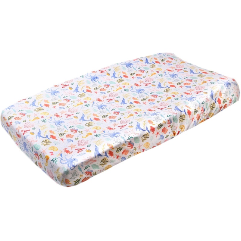 Copper Pearl Premium Knit Diaper Changing Pad Cover | Nautical