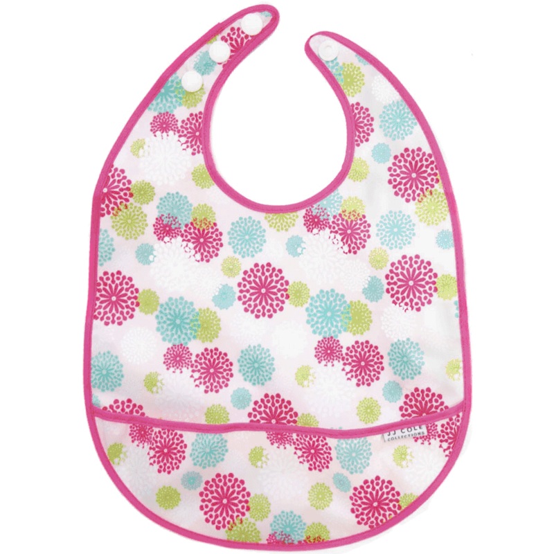 JJ Cole Large Bib – Pink Blush
