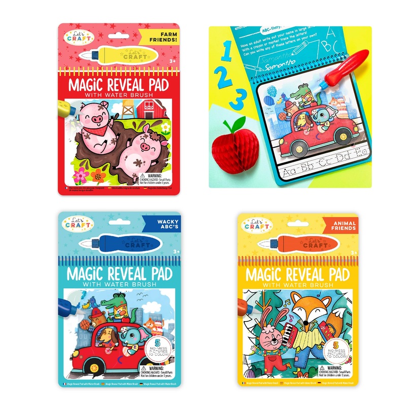 Bright Stripes Magic Reveal Pads – Awesome Animals