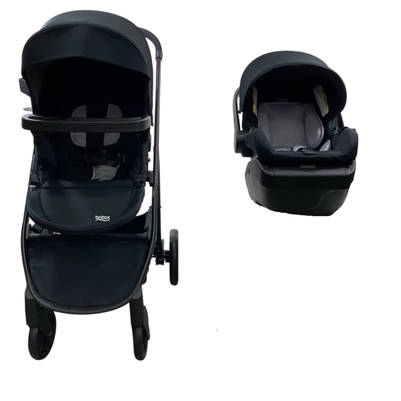 Britax Willow Brook Travel System, 2023, Onyx Glacier