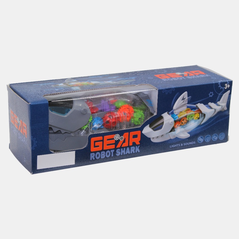Electric Gear Giant Tooth Shark  Grey