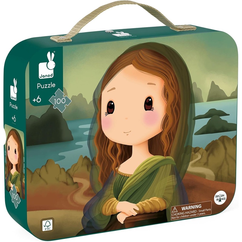 Janod Puzzle Inspired By Leonardo Da Vinci 100 Pcs