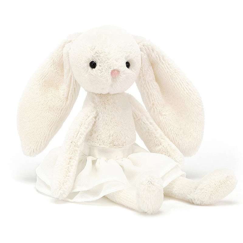 Jellycat Arabesque Bunny Cream, 8″