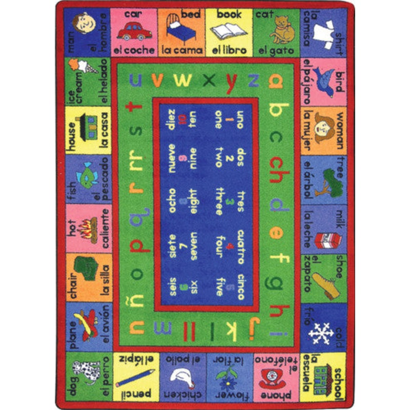 LenguaLink (Spanish) Rug, 10’9″ x 13’2″ Rectangle