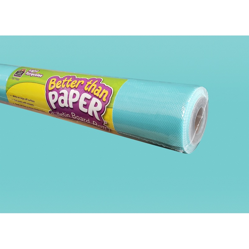 Light Turquoise Better Than Paper Bulletin Board Roll