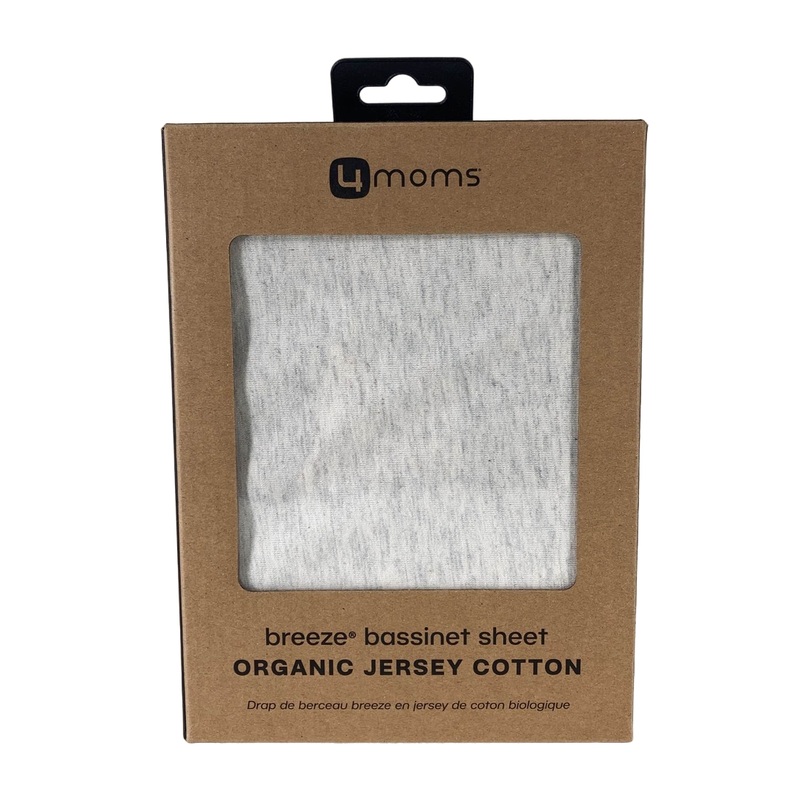 4moms Breeze Bassinet Sheet, Single, Oatmeal Heather