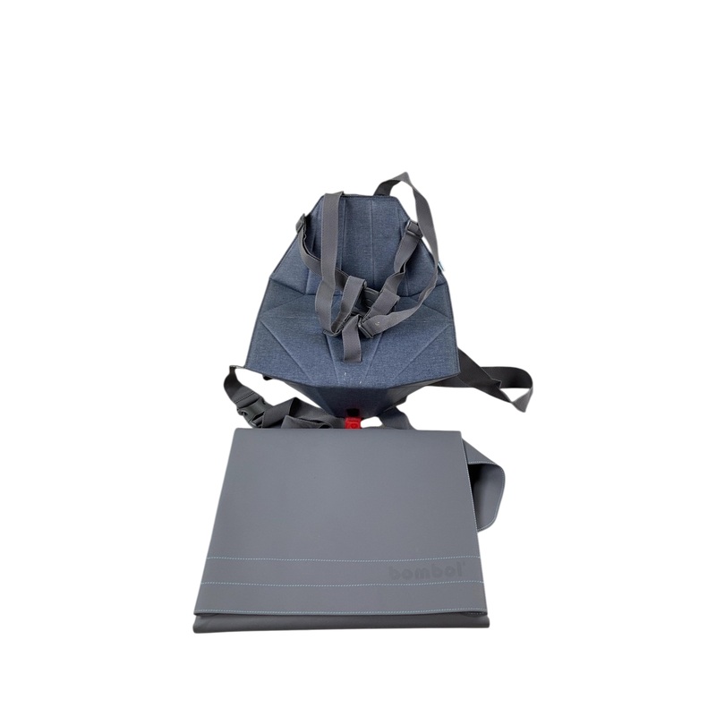 Bombol Pop-Up Booster, Denim Blue, No Arms