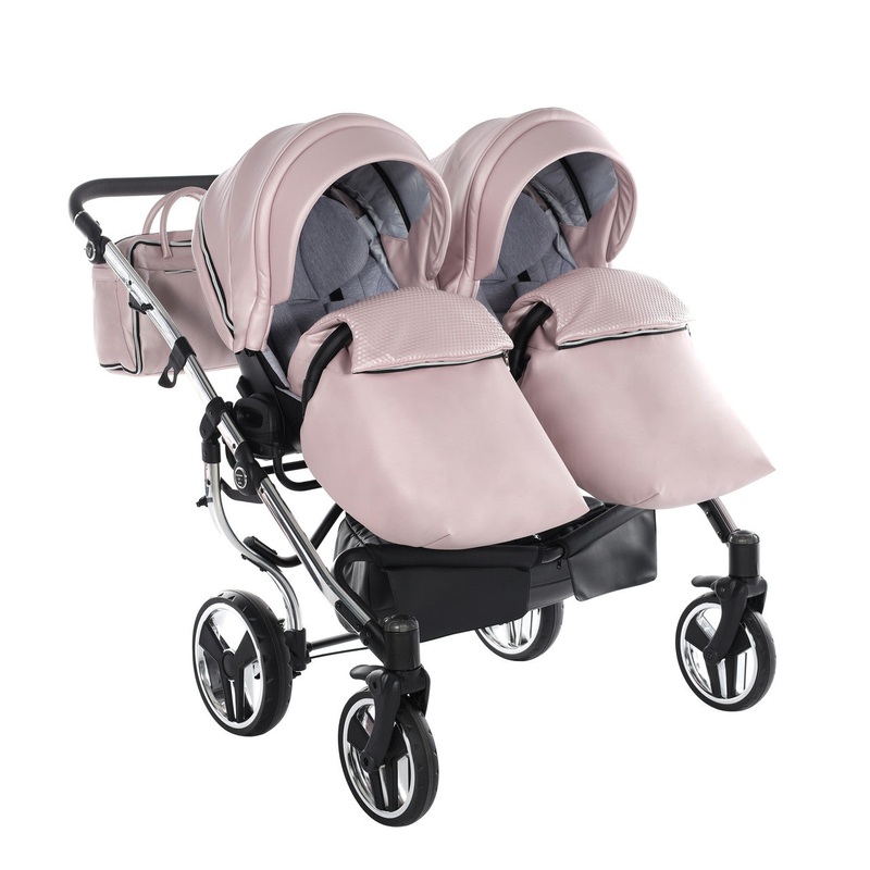 JUNAMA FLUO LINE DUO PINK – 2IN1 (2 X CARRYCOTS & 2 X SEAT UNITS)