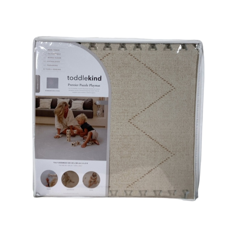 Toddlekind Prettier Puzzle Playmat Standard, Bone, Tulum