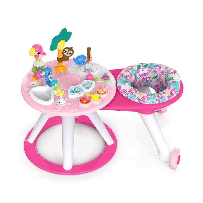 Around We Go 2-in-1 Walk-Around Activity Center & Table- Tropical Coral