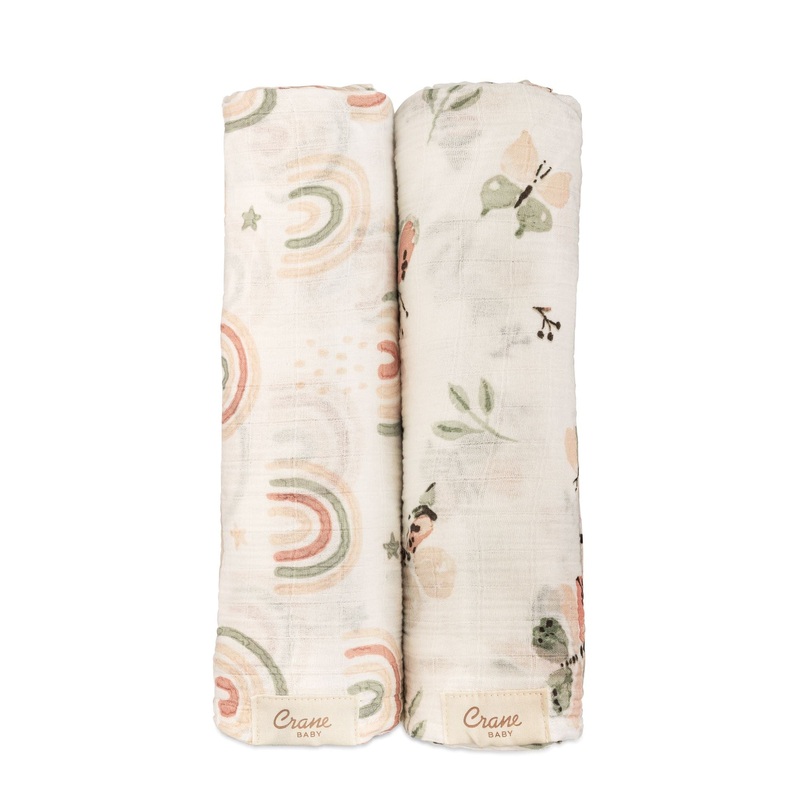 Crane Baby Parker 2-pc. Swaddle Set