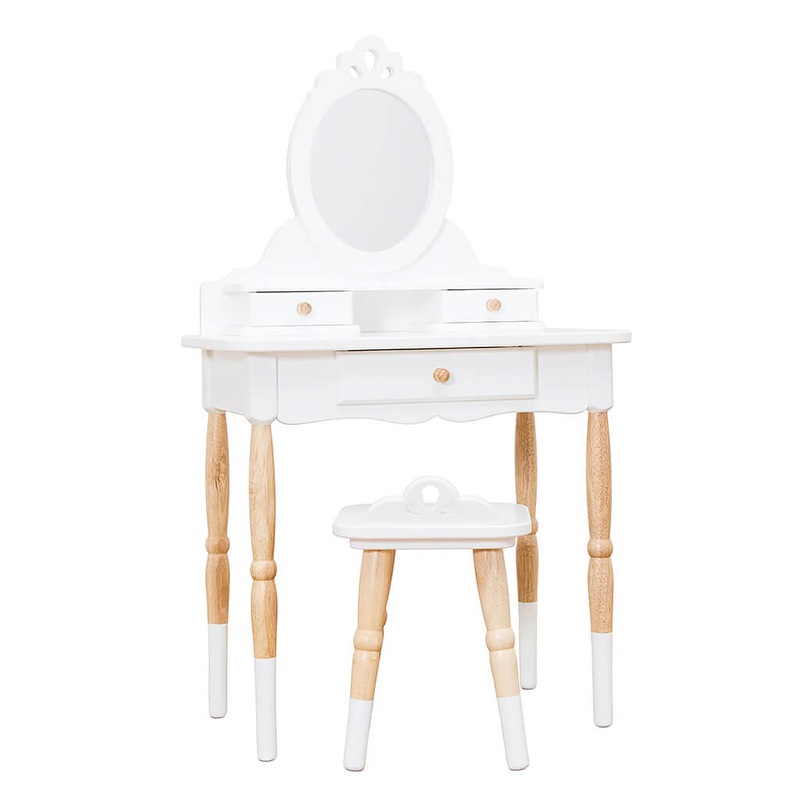 Dressing-Up Vanity Table and Stool