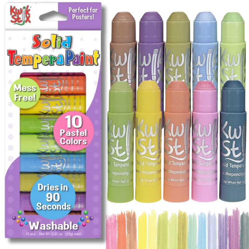 Kwik Stix, Set of 10 Pastel Colors
