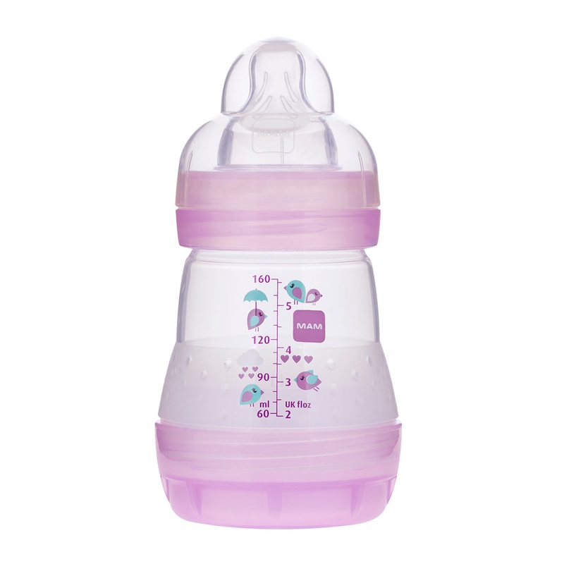 MAM Baby Anti-Colic Bottle, 5oz – Girl