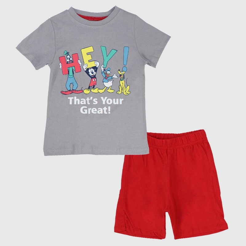 Mickey Mouse & Friends Short-Sleeved Pajama