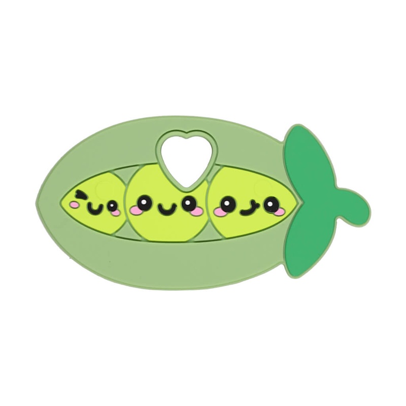 Silicone Teether Peas
