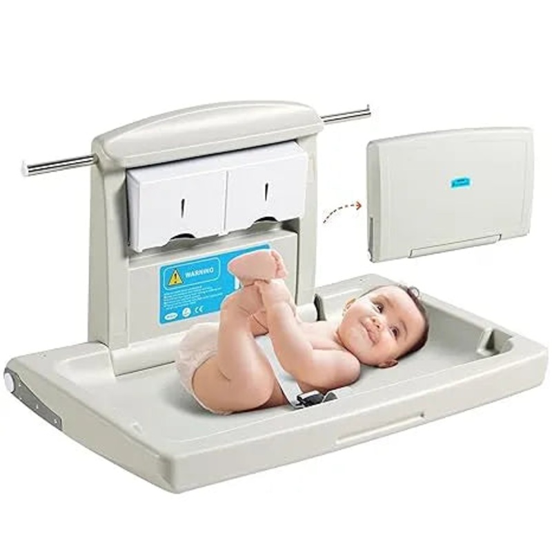 Wall-Mounted Baby Changing Station