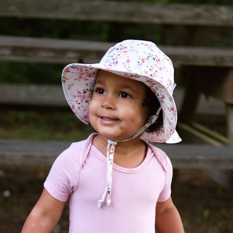 Jan & Jul – SPF-50 Cotton Floppy Sun Hat – Petals