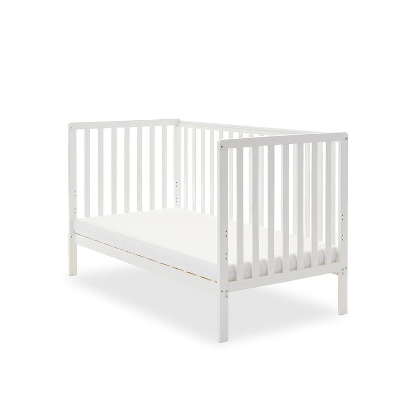 OBaby Bantam Cot Bed- White