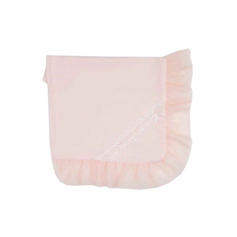 Peach Blossom Receiving Blanket