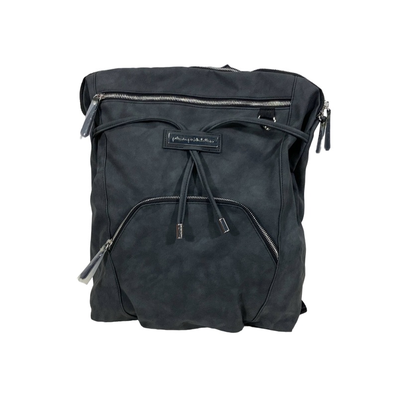 Petunia Pickle Bottom Cinch Backpack, Midnight Leatherette