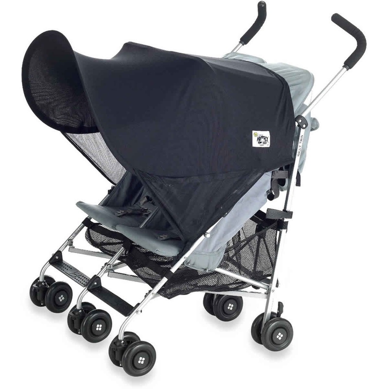 Protect-a-Bub UPF 50+ Classic Twin Stroller & Jogger Sunshade – Navy