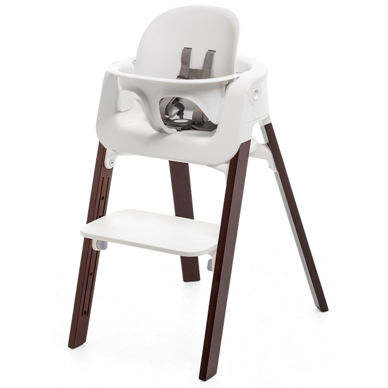 Stokke Steps High Chair – White/Oak Black