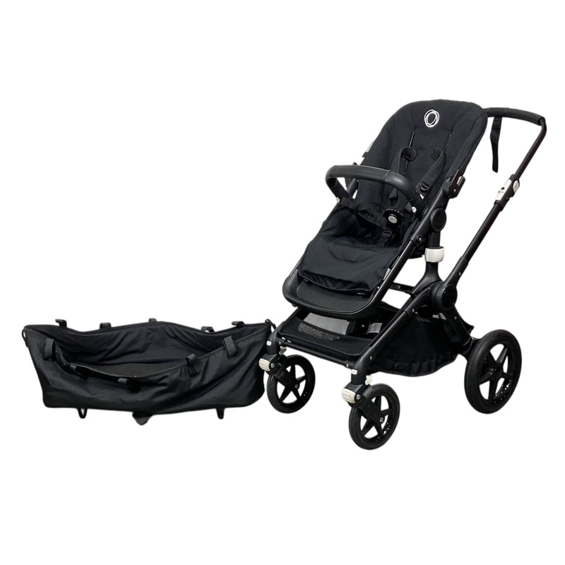 Bugaboo Fox Stroller, 2018, Black, Midnight Black, Midnight Black
