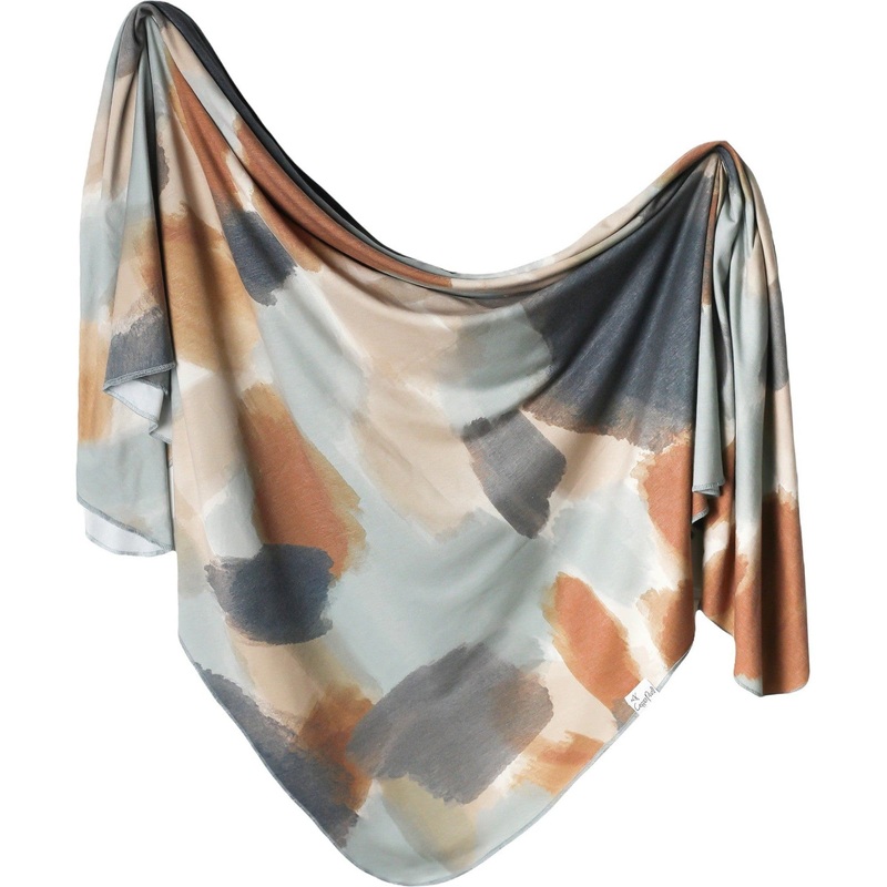 Copper Pearl Knit Swaddle Blanket | Picasso