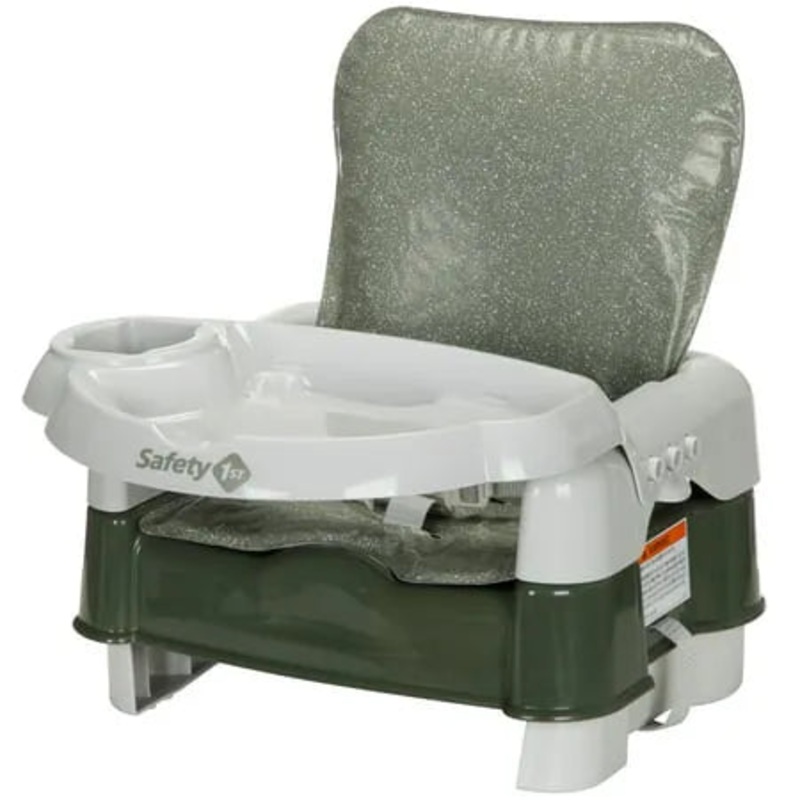 Deluxe 5-in-1 Sit, Snack & Go Convertible Booster Seat – Olive