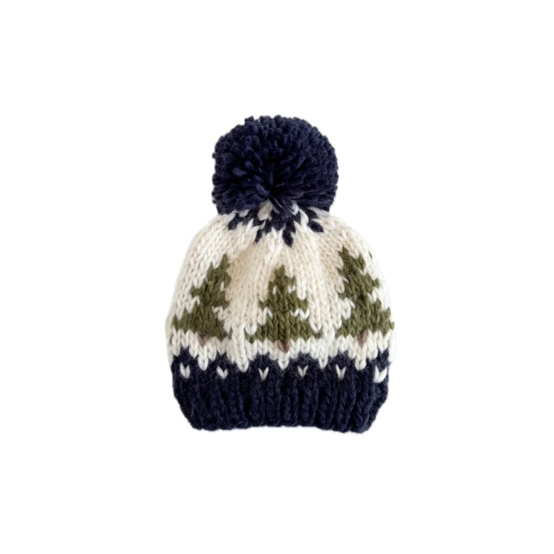 Figgy Friends Tree Hat – Navy