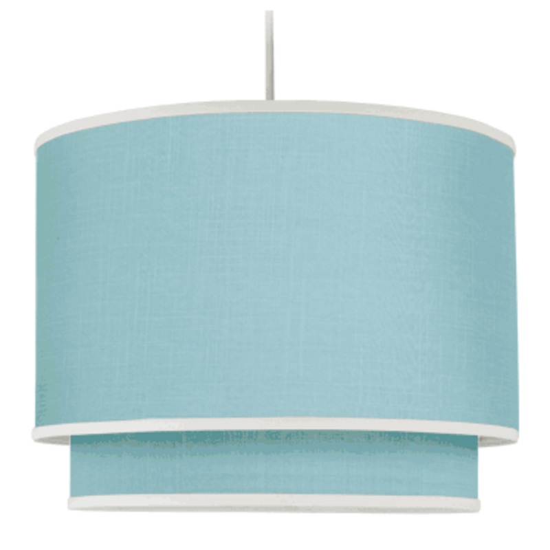 Oilo Solid Double Cylinder Light in Aqua