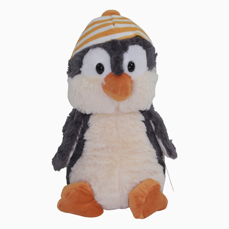 Penguin Plush Toy with Hat – Medium