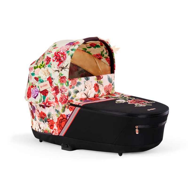 Priam 4/e-Priam 2 Lux Carry Cot Spring Blossom