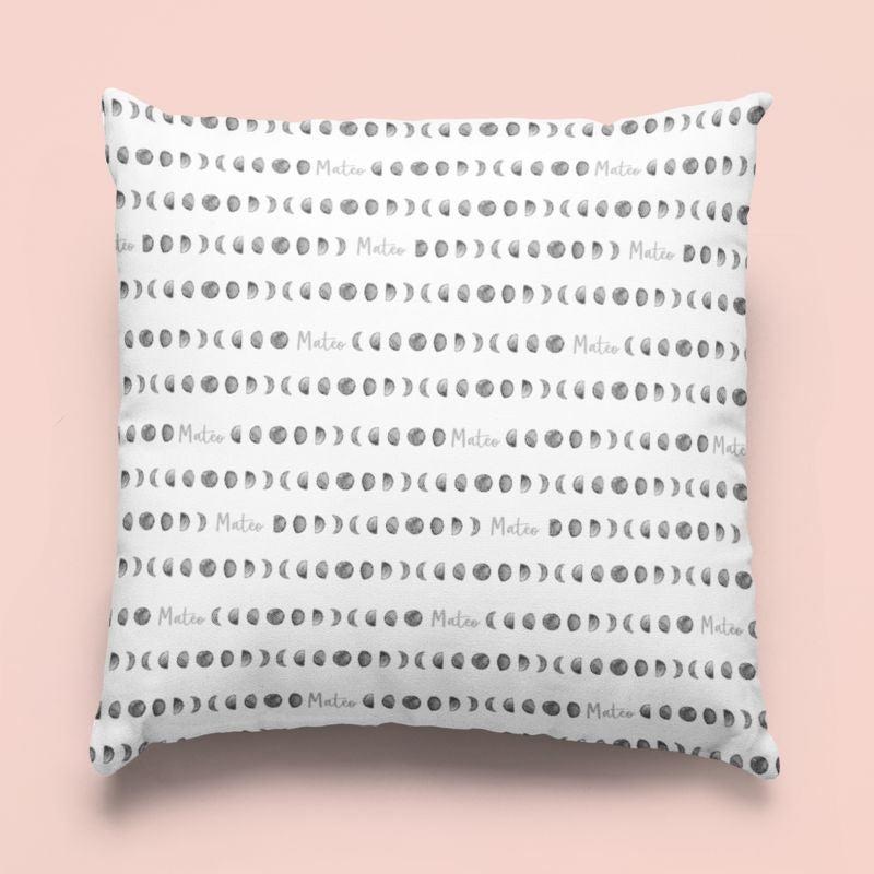 Sugar + Maple Custom Pillow | Moon Phases