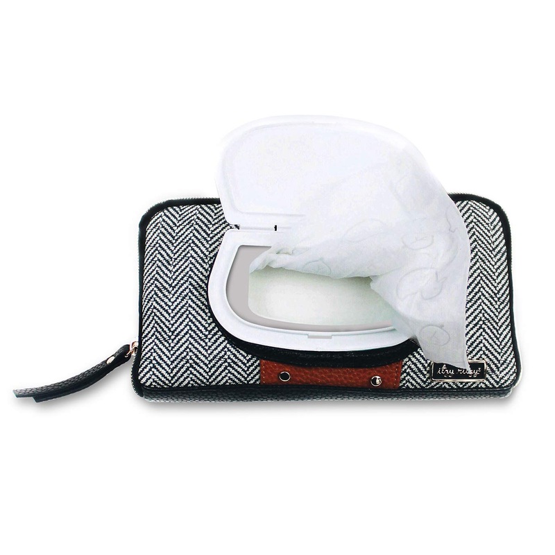 Travel Wipes Case – Coffee & Cream