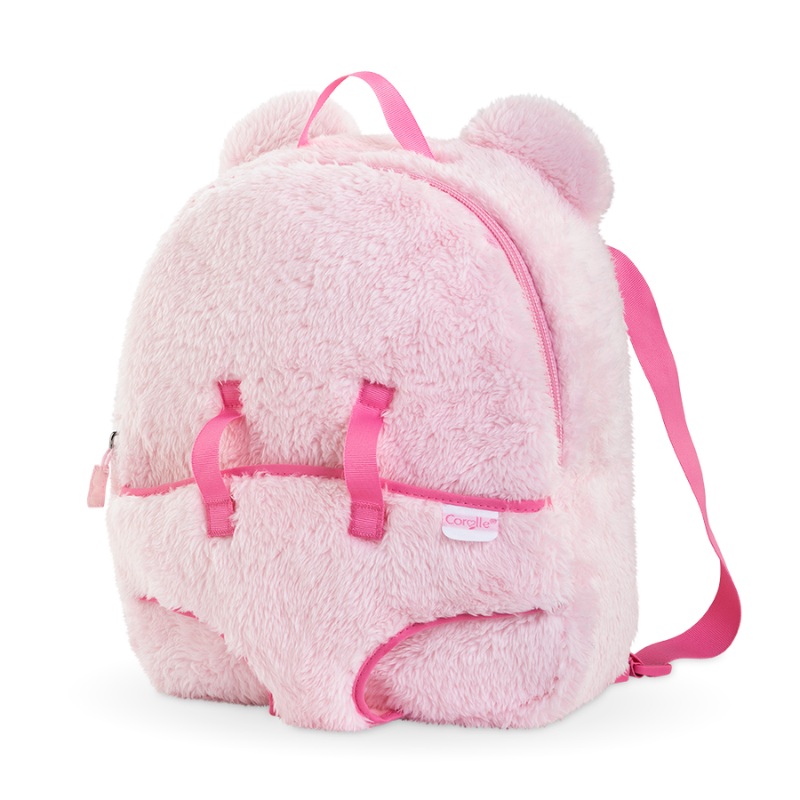 Baby Doll Carrier Backpack – Pink Plush