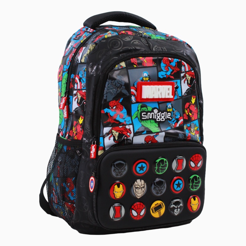 Backpack 17 Inches  Black & Avengers