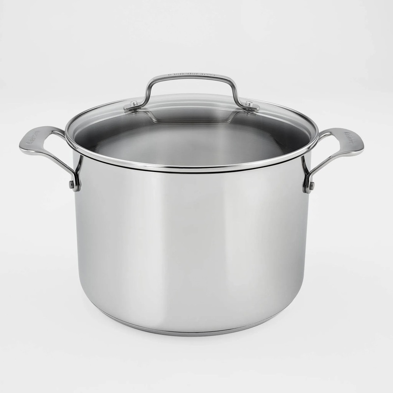 Classic 8qt Stainless Steel Stock Pot with Cover (See Description)