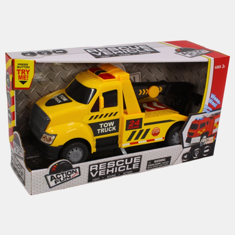 DHTFC10406Rescue Vehicle Friction Car With Light And Voice