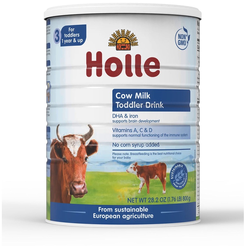 Holle Stage 3: Cow Milk Toddler Drink – 1 Year & up