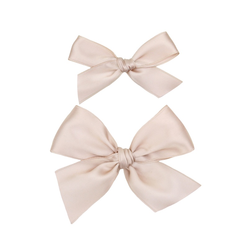 Satin Bow – Primrose Clip