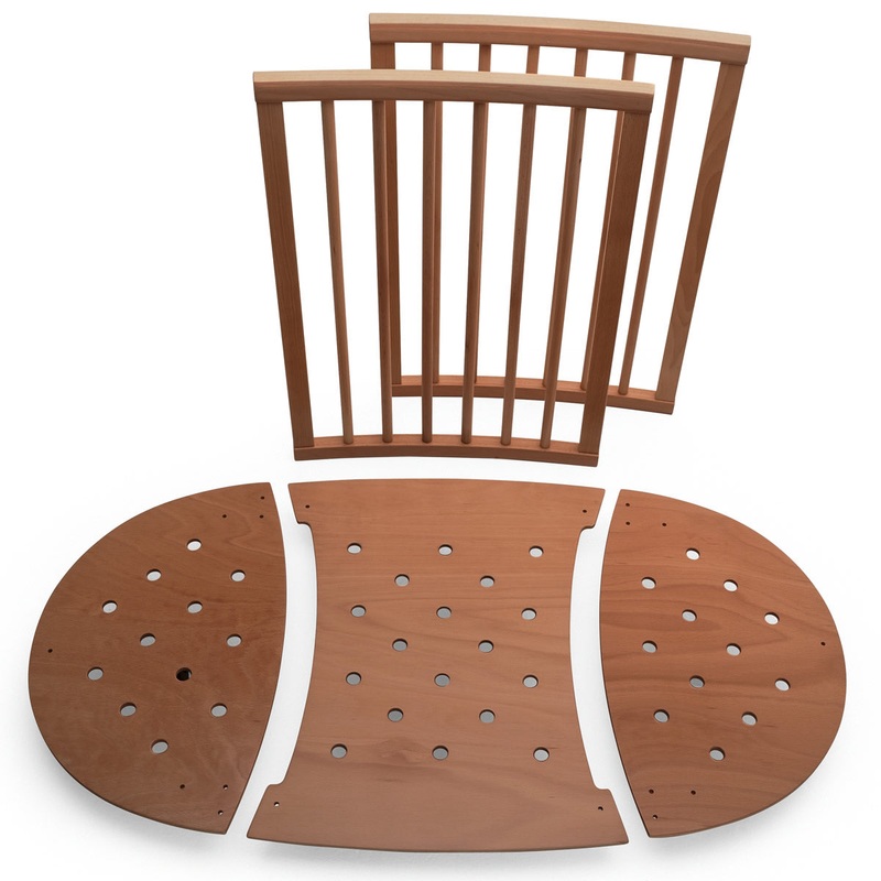 Stokke Sleepi Crib/Bed Extensions, Mini to Crib Conversion – Walnut Brown