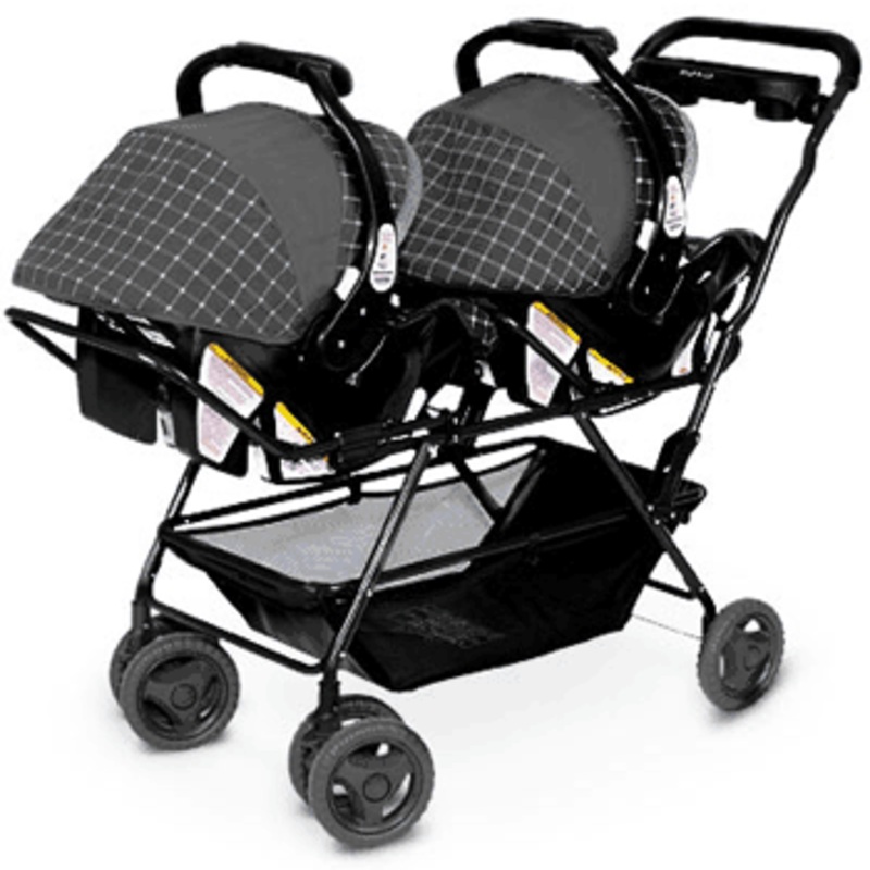Swan Snap N Go Double Stroller Frame in Black