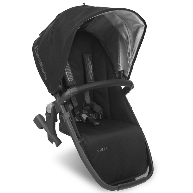 UPPAbaby 2018 / 2019 VISTA RumbleSeat – Jake (Black/Carbon/Black Leather)